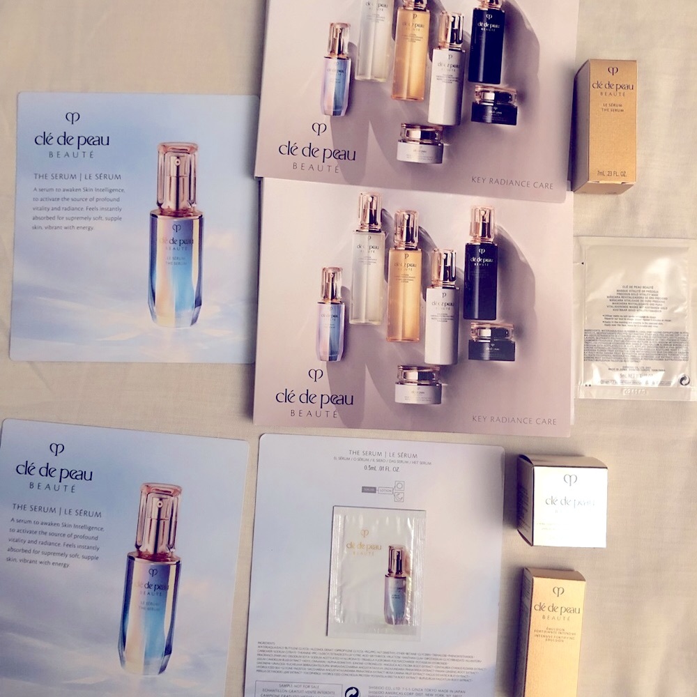Cle de peau beauty samples lot